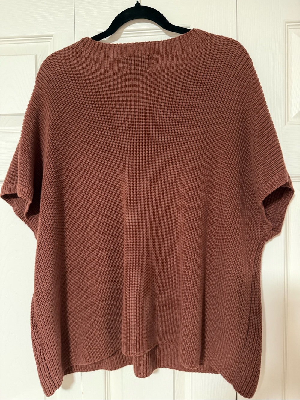 Cozy Rust Knit Pocket Sweater top - Women - Picture 3 of 3